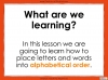 Alphabetical Order - Year 2 Teaching Resources (slide 2/22)